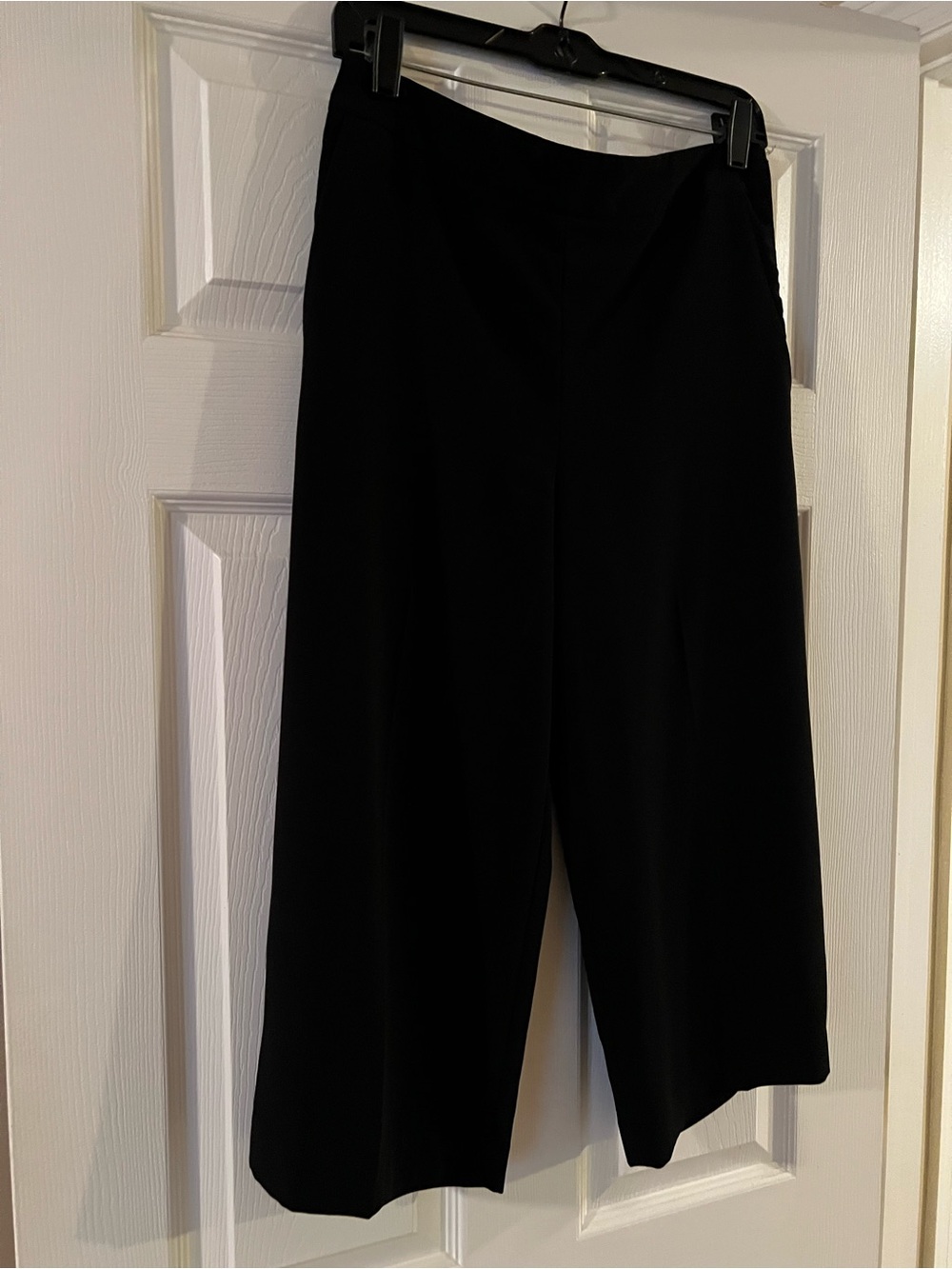 Express Black Wide-Leg High-Rise Pants